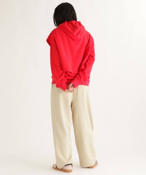 studio CLIP（スタディオクリップ）の「【daily CLIP】ビックフーディーSET（パーカー・レディース・レッド/グレー/ネイビー・FREE）」の21枚目の写真