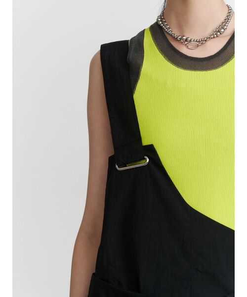 UN3D.(アンスリード)の「SHEER DOCKING KNIT TT / シアードッキングニットタンクトップ(タンクトップ・レディース・ライム/ブルー/グレー/ブラック・FREE)」の21枚目の写真