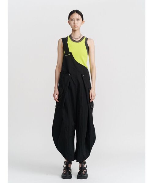 UN3D.(アンスリード)の「SHEER DOCKING KNIT TT / シアードッキングニットタンクトップ(タンクトップ・レディース・ライム/ブルー/グレー/ブラック・FREE)」の22枚目の写真