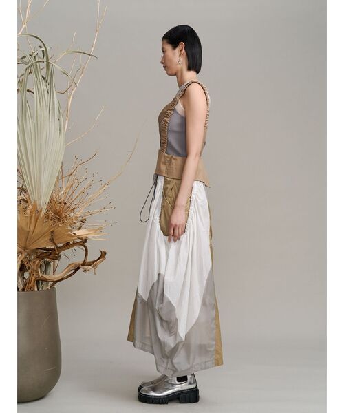 UN3D.(アンスリード)の「SHEER DOCKING KNIT TT / シアードッキングニットタンクトップ(タンクトップ・レディース・ライム/ブルー/グレー/ブラック・FREE)」の17枚目の写真