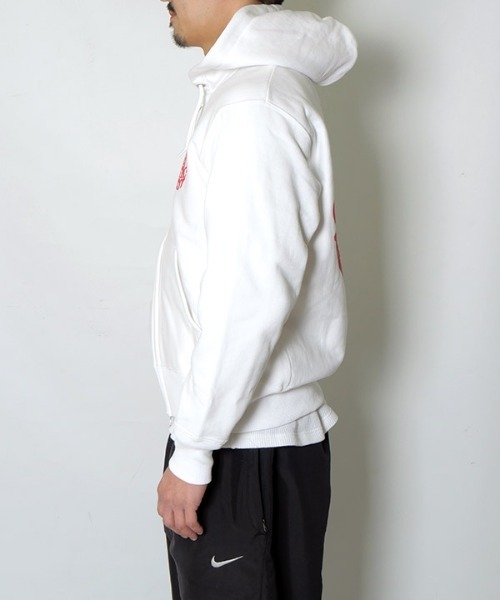 NEW YORK BURST(ニューヨークバースト)の「APPLE ZIP HOODIE(パーカー・メンズ・ブラック/ホワイト・S/M/L/XL)」の8枚目の写真