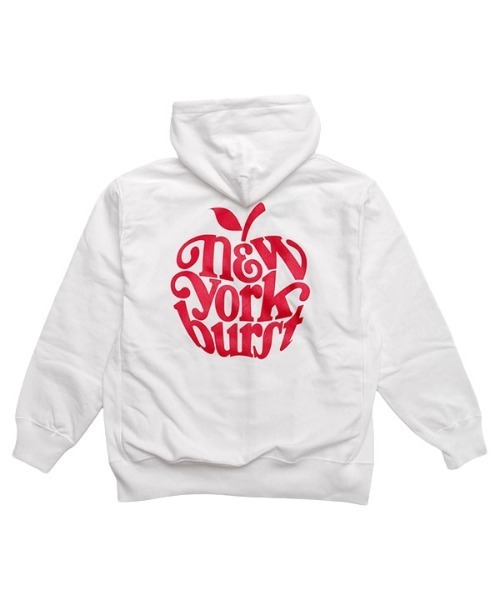 NEW YORK BURST(ニューヨークバースト)の「APPLE ZIP HOODIE(パーカー・メンズ・ブラック/ホワイト・S/M/L/XL)」の19枚目の写真