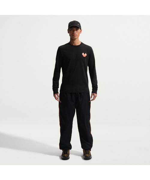 NIKE(ナイキ)の「NIKE/ナイキ NSW TEE LS SOLE RALLY PAT(Tシャツ/カットソー・メンズ・ブラック/ホワイト・S/M/L/XL)」の4枚目の写真