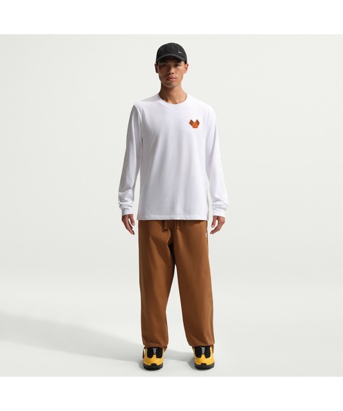 NIKE(ナイキ)の「NIKE/ナイキ NSW TEE LS SOLE RALLY PAT(Tシャツ/カットソー・メンズ・ブラック/ホワイト・S/M/L/XL)」の8枚目の写真