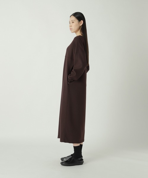 ZUCCa(ズッカ)の「BOUCLE JERSEY / S(ワンピース・レディース・ブラウン/ブラック/オフホワイト・M size)」の4枚目の写真