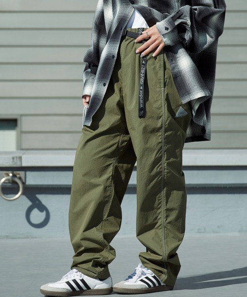 and wander(アンドワンダー)の「and wander/アンドワンダー×Gramicci/グラミチ C/N climbing pant コラボレーションロゴ クライミングパンツ 2026年春夏(その他パンツ・メンズ・カーキ/ブラック・L/XL/M)」の20枚目の写真