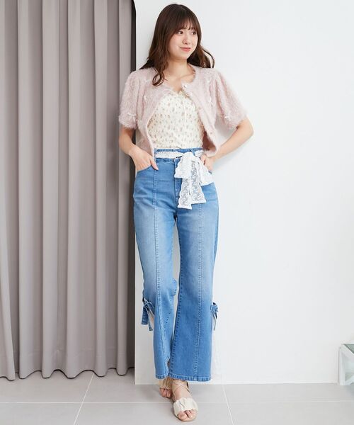 MAJESTIC LEGON（マジェスティックレゴン）の「シアーギャザーサンダル（サンダル・レディース・アイボリー/ブラック系その他2/ブラック/ベージュ/オフホワイト/チャコールグレー・SMALL/MEDIUM/LARGE/X-LARGE/XXL）」の7枚目の写真