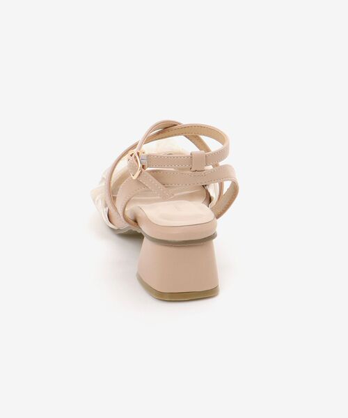 MAJESTIC LEGON（マジェスティックレゴン）の「シアーギャザーサンダル（サンダル・レディース・アイボリー/ブラック系その他2/ブラック/ベージュ/オフホワイト/チャコールグレー・SMALL/MEDIUM/LARGE/X-LARGE/XXL）」の22枚目の写真