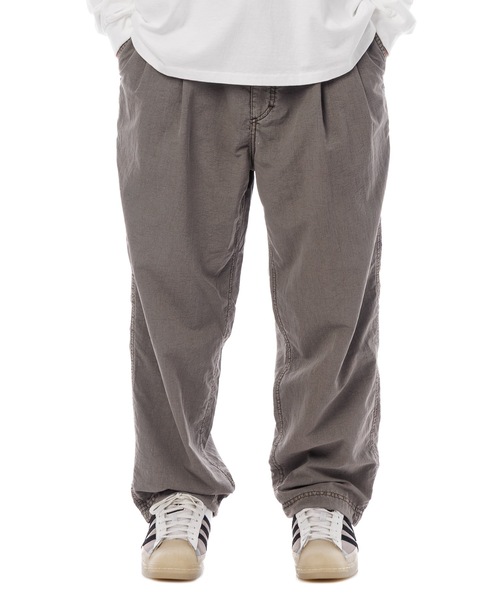 Sandinista（サンディニスタ）の「Nylon 2Tuck Pants - Overdyed / 後染め２タック入りナイロンパンツ（その他パンツ・メンズ・グリーン系その他/グレー系その他/イエロー系その他・SMALL/MEDIUM/LARGE）」の13枚目の写真