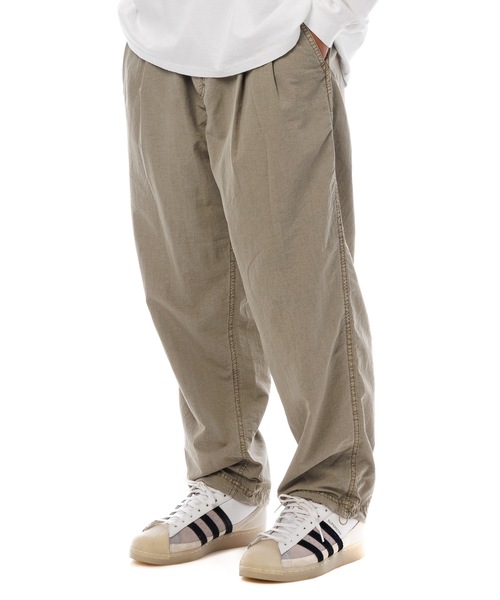 Sandinista（サンディニスタ）の「Nylon 2Tuck Pants - Overdyed / 後染め２タック入りナイロンパンツ（その他パンツ・メンズ・グリーン系その他/グレー系その他/イエロー系その他・SMALL/MEDIUM/LARGE）」の18枚目の写真