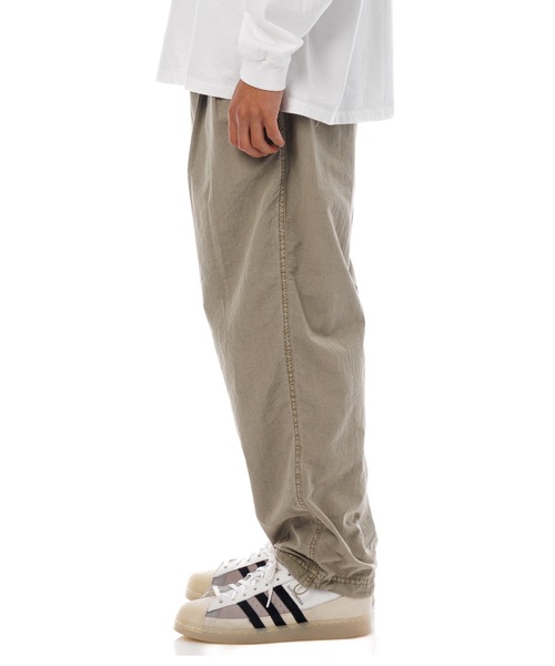 Sandinista（サンディニスタ）の「Nylon 2Tuck Pants - Overdyed / 後染め２タック入りナイロンパンツ（その他パンツ・メンズ・グリーン系その他/グレー系その他/イエロー系その他・SMALL/MEDIUM/LARGE）」の19枚目の写真