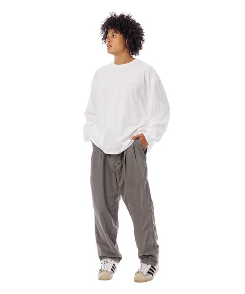 Sandinista（サンディニスタ）の「Nylon 2Tuck Pants - Overdyed / 後染め２タック入りナイロンパンツ（その他パンツ・メンズ・グリーン系その他/グレー系その他/イエロー系その他・SMALL/MEDIUM/LARGE）」の9枚目の写真