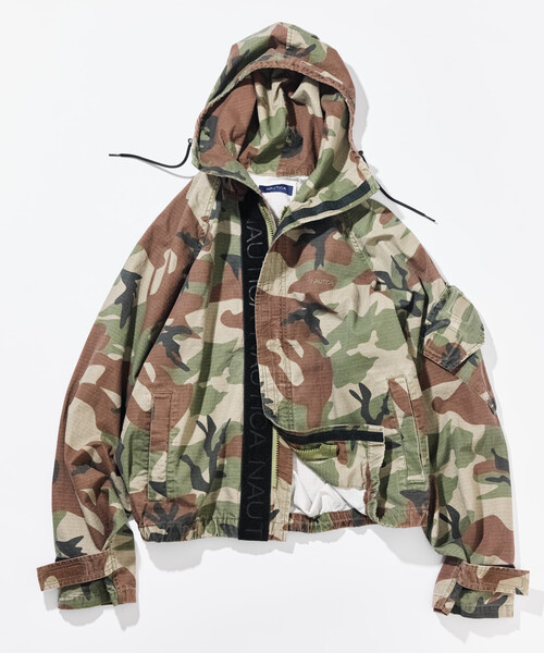 NAUTICA/ノーティカ ビッグシルエット リップストップ カモフラージュ