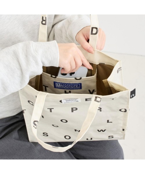 ROOTOTE(ルートート)の「ルートート / EU.アーキャトル.ラミネート-V(トートバッグ・レディース・その他2/その他1/その他3・FREE)」の5枚目の写真