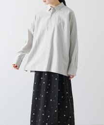 かぐれ | 『ユニセックス』コットンレギュラーカラーボックスシャツ(シャツ/ブラウス)