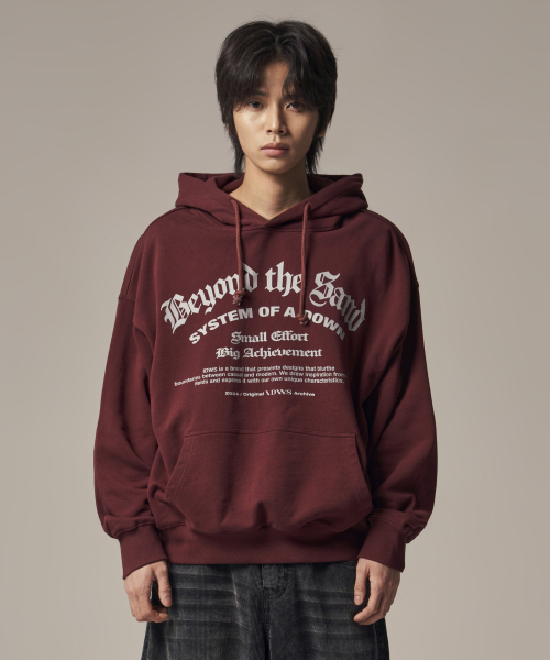 IDWS(アイドンワナセル)の「System Down Hoodie Burgundy(パーカー・レディース・その他・0/1/2)」の1枚目の写真