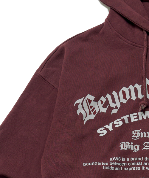 IDWS(アイドンワナセル)の「System Down Hoodie Burgundy(パーカー・レディース・その他・0/1/2)」の5枚目の写真