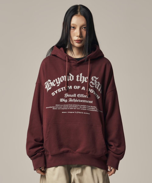 IDWS(アイドンワナセル)の「System Down Hoodie Burgundy(パーカー・レディース・その他・0/1/2)」の9枚目の写真