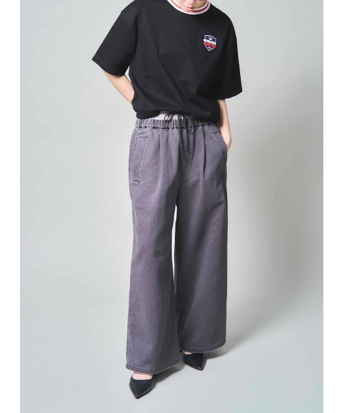 COEL（コエル）の「2WAYダブルウエストパンツ（その他パンツ・レディース・ピンク/グレー・36/38）」の2枚目の写真
