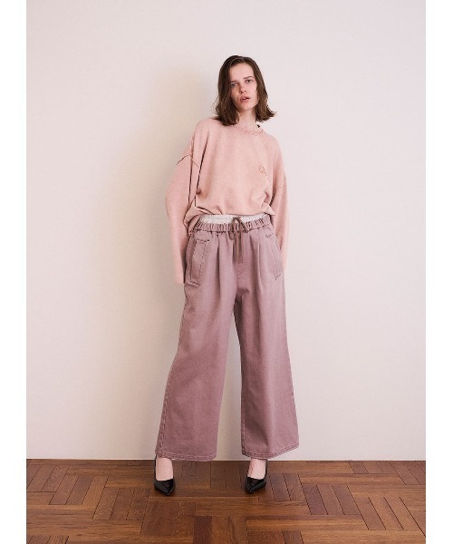 COEL（コエル）の「2WAYダブルウエストパンツ（その他パンツ・レディース・ピンク/グレー・36/38）」の4枚目の写真