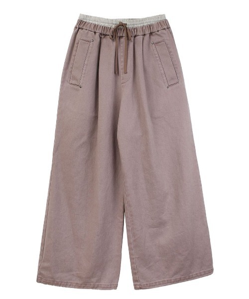 COEL（コエル）の「2WAYダブルウエストパンツ（その他パンツ・レディース・ピンク/グレー・36/38）」の8枚目の写真