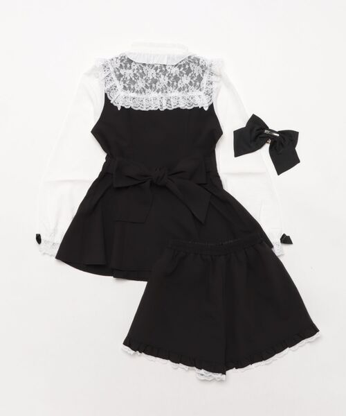 Secret Honey（シークレットハニー）の「レースセーラー付きスタンドカラーセットアップ（セットアップ・レディース・ライトブルー/ブラック・MEDIUM）」の14枚目の写真