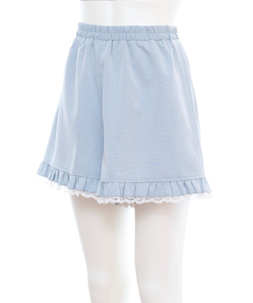 Secret Honey（シークレットハニー）の「レースセーラー付きスタンドカラーセットアップ（セットアップ・レディース・ライトブルー/ブラック・MEDIUM）」の12枚目の写真