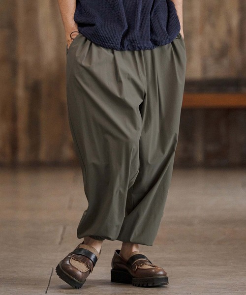 CAMBIO(カンビオ)の「mp14681-3D Drape Balloon Pants ドレープバルーンパンツ(CAM26SS-019)(その他パンツ・メンズ・ブラック/ライトグレー/チャコール・L/M/S)」の4枚目の写真