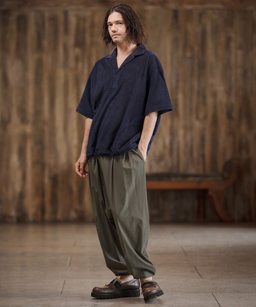 CAMBIO(カンビオ)の「mp14681-3D Drape Balloon Pants ドレープバルーンパンツ(CAM26SS-019)(その他パンツ・メンズ・ブラック/ライトグレー/チャコール・L/M/S)」の9枚目の写真