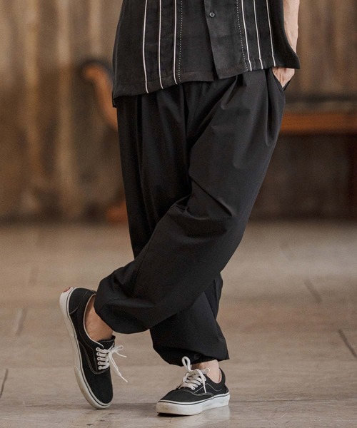 CAMBIO(カンビオ)の「mp14681-3D Drape Balloon Pants ドレープバルーンパンツ(CAM26SS-019)(その他パンツ・メンズ・ブラック/ライトグレー/チャコール・L/M/S)」の11枚目の写真