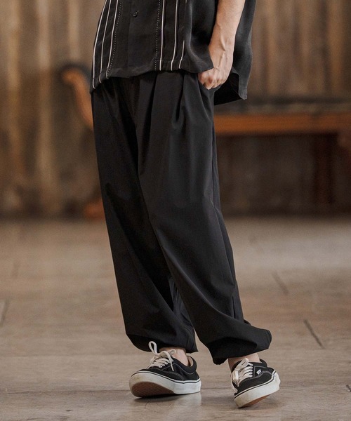 CAMBIO(カンビオ)の「mp14681-3D Drape Balloon Pants ドレープバルーンパンツ(CAM26SS-019)(その他パンツ・メンズ・ブラック/ライトグレー/チャコール・L/M/S)」の12枚目の写真