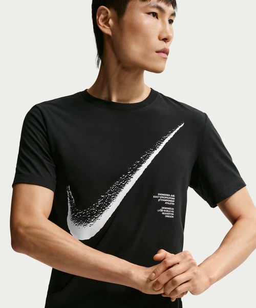 NIKE（ナイキ）の「ナイキ NIKE ナイキ DF STD HBR パック S/S Tシャツ（Tシャツ/カットソー・メンズ・ブラック/サックスブルー・S/M/L/LL/3L）」の3枚目の写真
