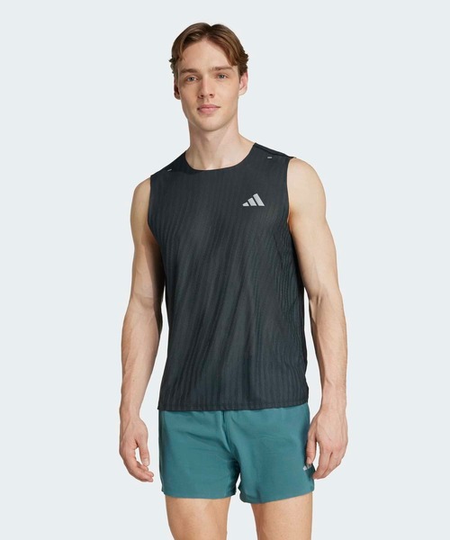 adidas（アディダス）の「Adi365 ランニング クライマクール+ タンクトップ / アディダス adidas（タンクトップ・メンズ・ブルー/ブラック・LARGE/MEDIUM/X-LARGE/XX-LARGE/XX-SMALL/SMALL）」の11枚目の写真