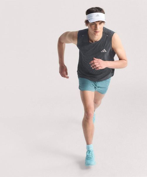 adidas（アディダス）の「Adi365 ランニング クライマクール+ タンクトップ / アディダス adidas（タンクトップ・メンズ・ブルー/ブラック・LARGE/MEDIUM/X-LARGE/XX-LARGE/XX-SMALL/SMALL）」の9枚目の写真