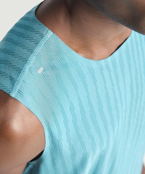 adidas（アディダス）の「Adi365 ランニング クライマクール+ タンクトップ / アディダス adidas（タンクトップ・メンズ・ブルー/ブラック・LARGE/MEDIUM/X-LARGE/XX-LARGE/XX-SMALL/SMALL）」の18枚目の写真
