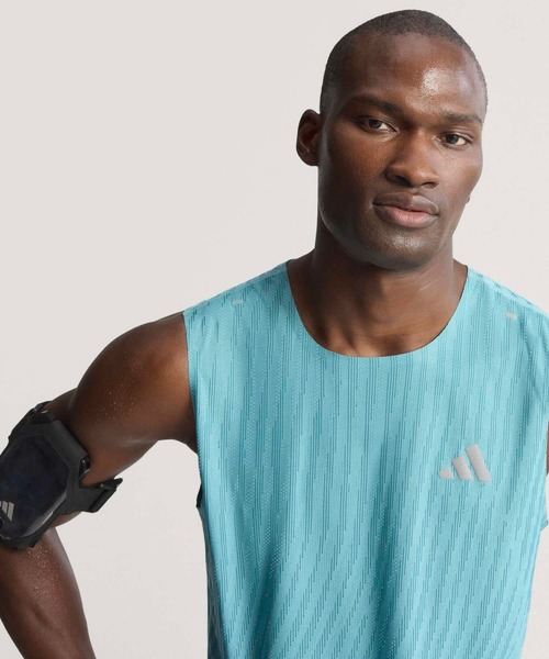 adidas（アディダス）の「Adi365 ランニング クライマクール+ タンクトップ / アディダス adidas（タンクトップ・メンズ・ブルー/ブラック・LARGE/MEDIUM/X-LARGE/XX-LARGE/XX-SMALL/SMALL）」の19枚目の写真