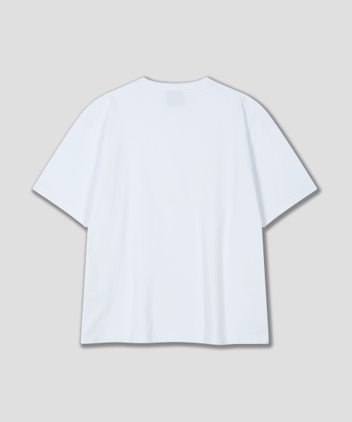 DOLPHIN WAVE APPAREL(ドルフィンウェーブアパレル)の「ドルフィンルーズクロップ半袖Tシャツホワイト(Tシャツ/カットソー・メンズ・その他・LARGE/MEDIUM/X-LARGE)」の2枚目の写真