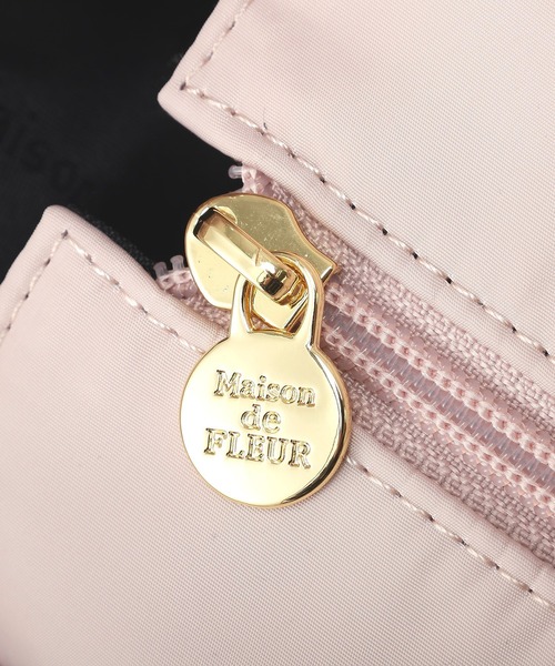 Maison de FLEUR（メゾンドフルール）の「リボンチャーム付きマルチポケットトートバッグ（トートバッグ・レディース・ピンク系その他/ネイビー/ブラック・FREE）」の20枚目の写真