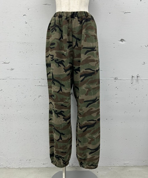 PROVOKE （プロヴォーク）の「CAMO EASY PANTS（スウェットパンツ・レディース・カーキオリーブ・FREE）」の4枚目の写真