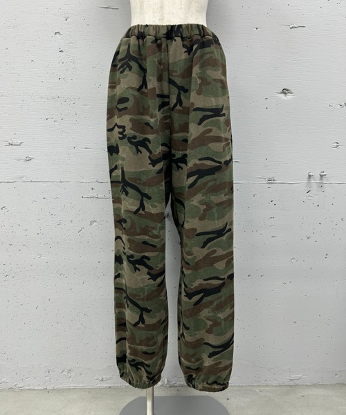 PROVOKE （プロヴォーク）の「CAMO EASY PANTS（スウェットパンツ・レディース・カーキオリーブ・FREE）」の6枚目の写真