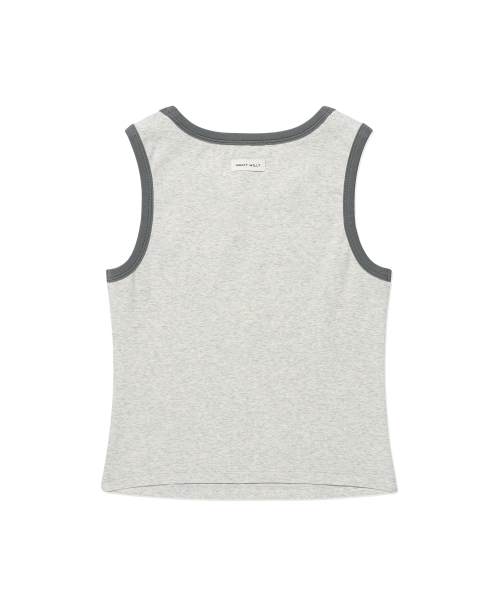 Wacky WiLLy(ワッキーウィリー)の「ウィメンズベーシックスリーブレスライトグレー(Tシャツ/カットソー・レディース・その他・SMALL/MEDIUM)」の3枚目の写真