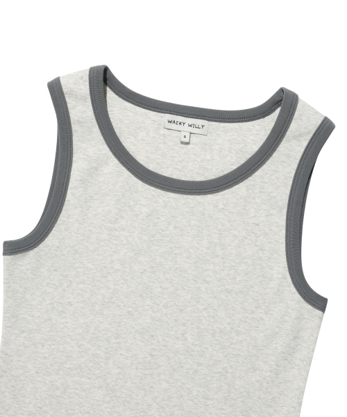 Wacky WiLLy(ワッキーウィリー)の「ウィメンズベーシックスリーブレスライトグレー(Tシャツ/カットソー・レディース・その他・SMALL/MEDIUM)」の4枚目の写真