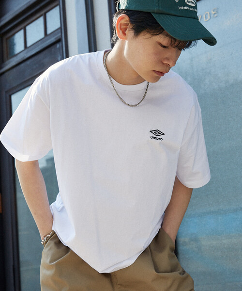 UMBRO(アンブロ)の「UMBRO × PUBLUX/アンブロ 別注 ロゴグラフィックTシャツ 限定展開(Tシャツ/カットソー・メンズ・ピンク/チャコールグレー/ブラック/ホワイト・MEDIUM/LARGE)」の12枚目の写真