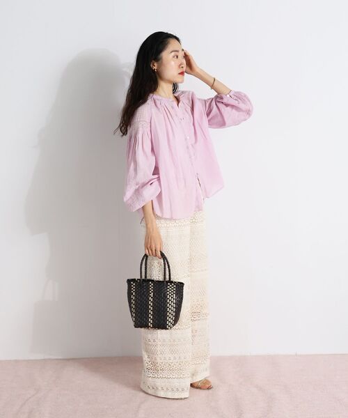 le.coeur blanc（ルクールブラン）の「Fanakaレースキリカエパンツ（その他パンツ・レディース・アイボリー・38）」の12枚目の写真