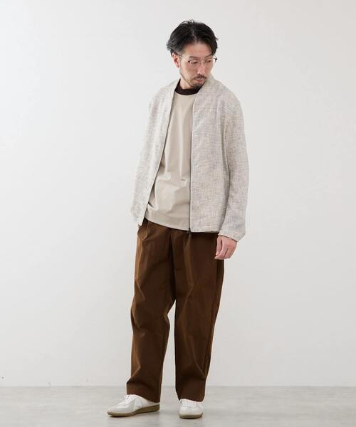 MEN'S MELROSE(メンズメルローズ)の「ビンテージオックスワイドパンツ(チノパンツ・メンズ・チャコールグレー/グレー/ブラウン・2/4/3)」の7枚目の写真