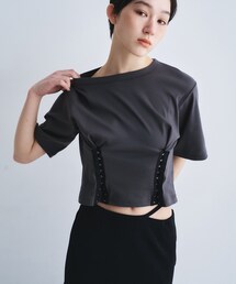 CODE A | corset jersey tee(Tシャツ/カットソー)