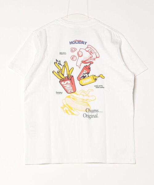 CHUMS(チャムス)の「【CHUMS】Anti-Bug Fast Food Pocket T-Shirt(Tシャツ/カットソー・メンズ・ブラック/ホワイト・X-LARGE/LARGE/MEDIUM)」の3枚目の写真