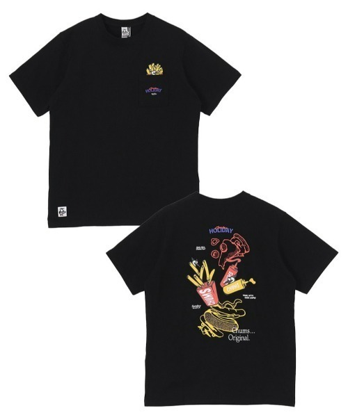 CHUMS(チャムス)の「【CHUMS】Anti-Bug Fast Food Pocket T-Shirt(Tシャツ/カットソー・メンズ・ブラック/ホワイト・X-LARGE/LARGE/MEDIUM)」の13枚目の写真