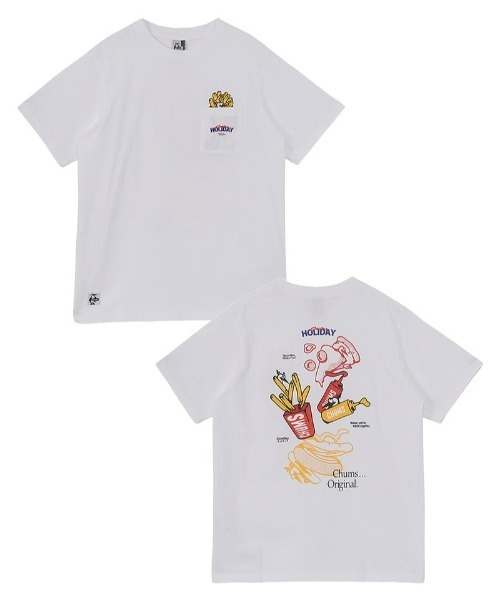 CHUMS(チャムス)の「【CHUMS】Anti-Bug Fast Food Pocket T-Shirt(Tシャツ/カットソー・メンズ・ブラック/ホワイト・X-LARGE/LARGE/MEDIUM)」の14枚目の写真