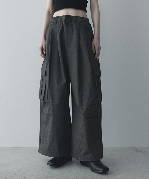 parachute cargo wide short pants / パラシュートカーゴ ワイド